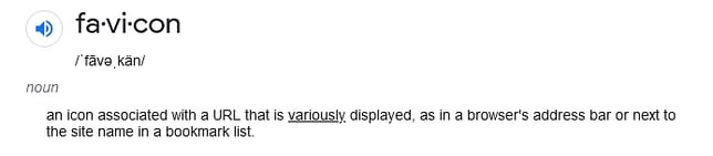 favicon definition